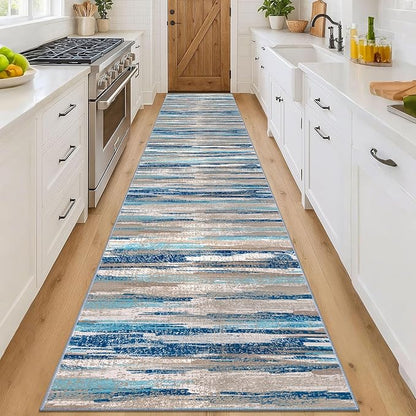 Modern Abstract Runner Rug 3x16 - Image 2