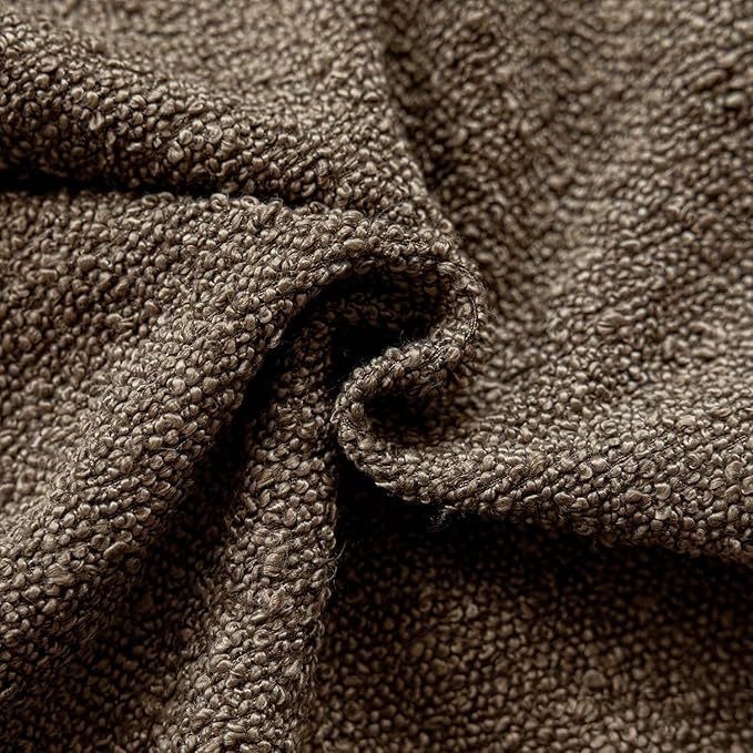 Foindtower Pack of 2 Textured Boucle Throw Pillow Covers Accent Solid - Image 3