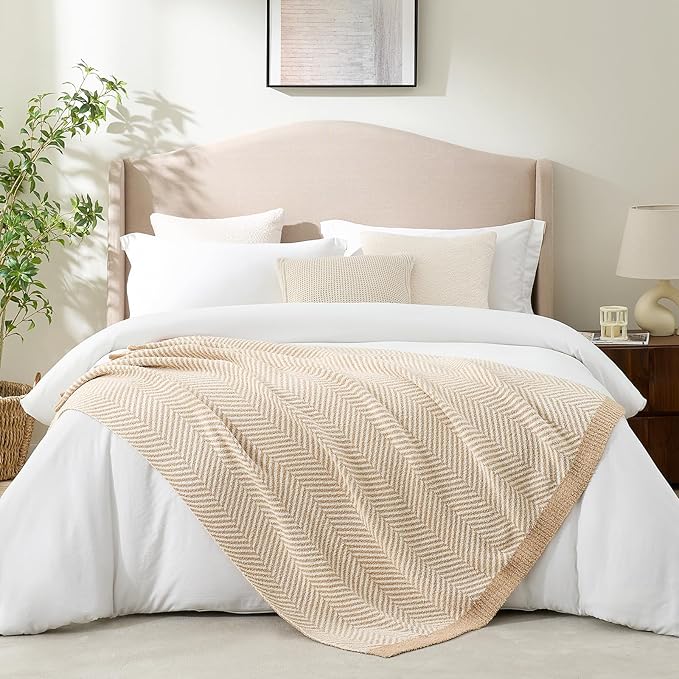 Snuggle Sac Herringbone Throw Blanket by SnuggleSac