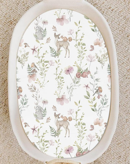 Bassinet Sheets for Baby Girls Boys 2 Pack, Fitted Baby Mattress Sheet for - Image 7