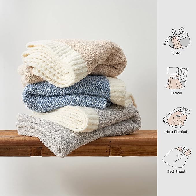 Snuggle Sac Buttery Grey Throw Blanket - Image 8