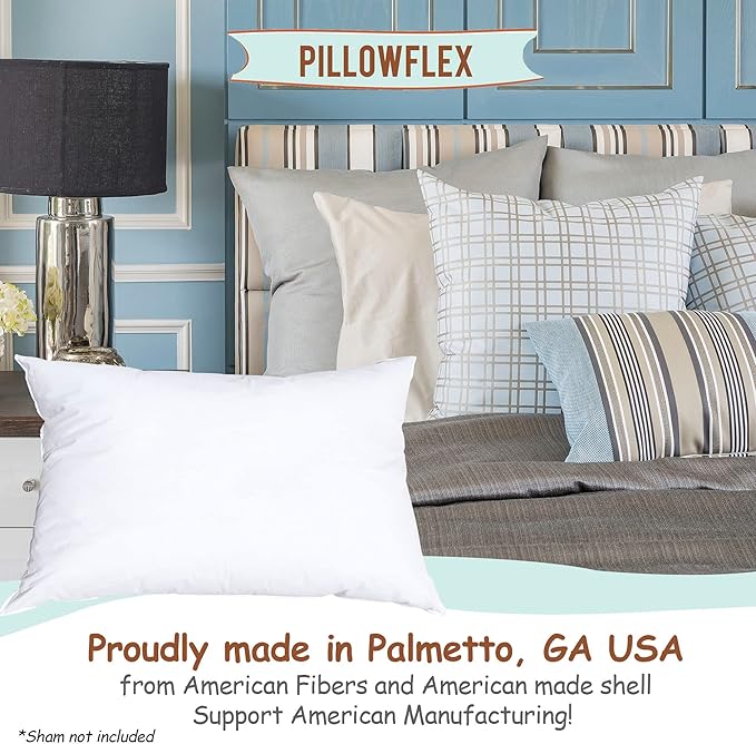 Pillowflex Synthetic Down Pillow Insert - Image 4
