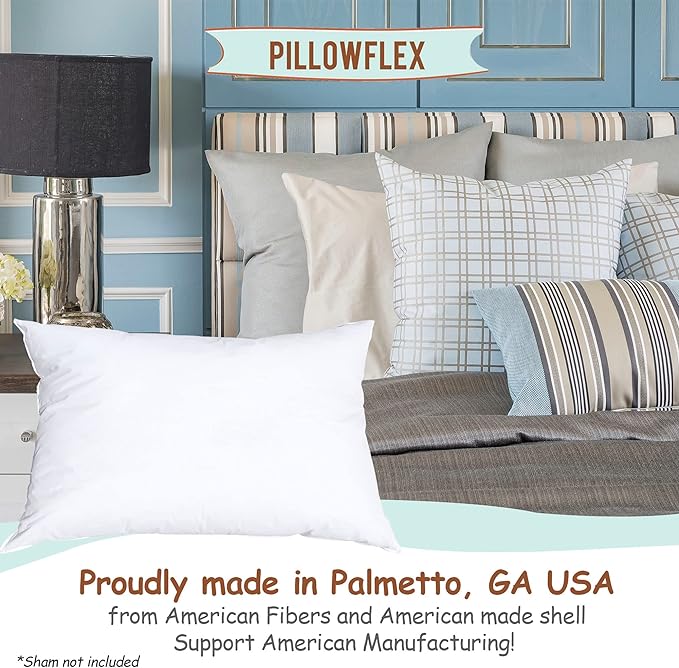 Pillowflex Synthetic Down Pillow Insert - Image 4