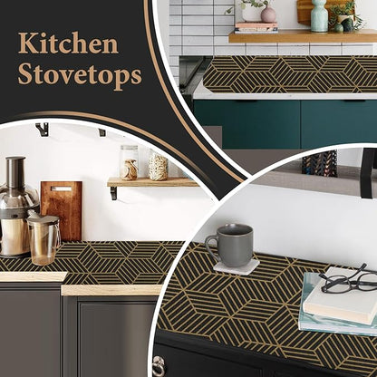 Shelf Liners for Kitchen Cabinets 17in x 30FT, Non Adhesive Cabinet Liner - Image 6