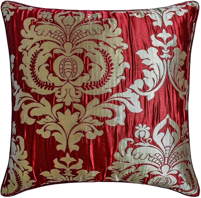 The HomeCentric Red Bed Runner for King/Queen/Twin Jacquard Decorative Bed - Image 6
