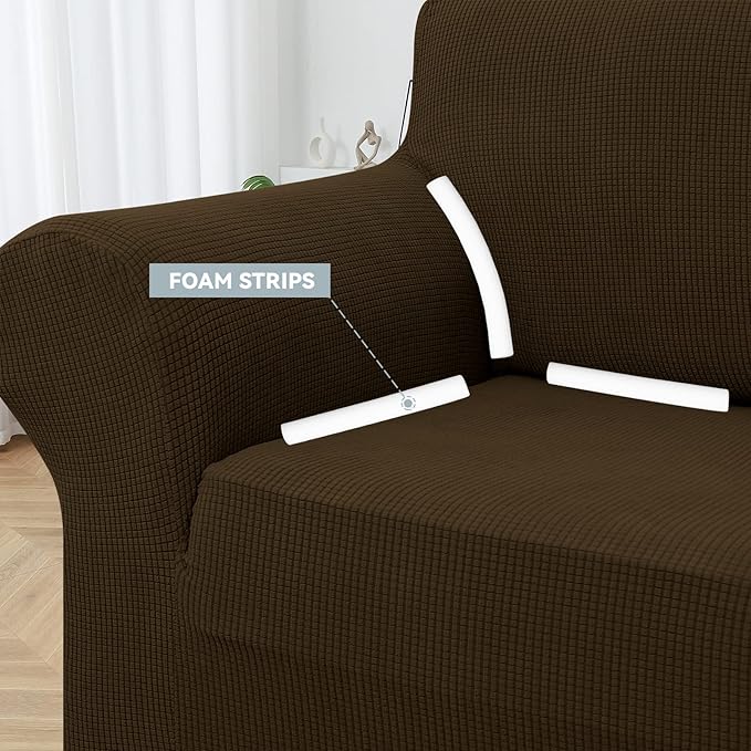 LURKA Stretch Oversized Sofa Slipcovers 1 Piece Couch Covers - Image 3