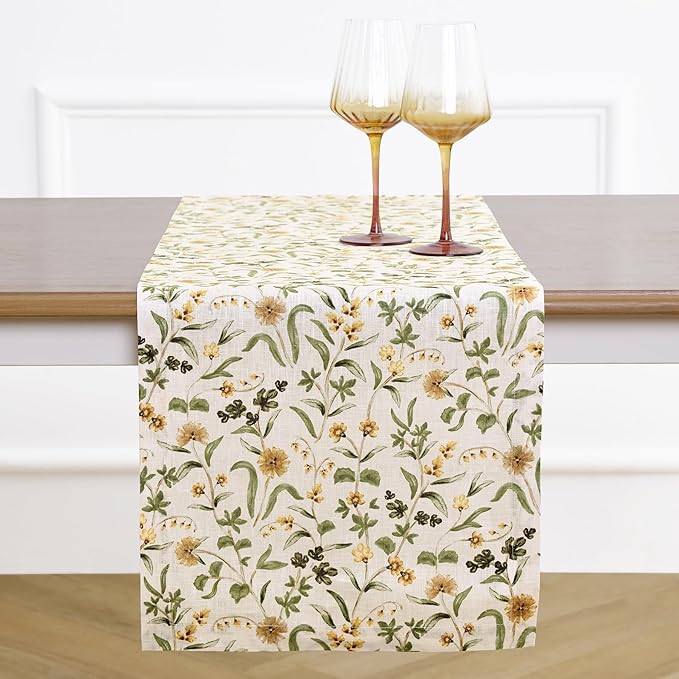 Solino Home 100% Pure Linen Table Runner 90 Inches Long by SolinoHome