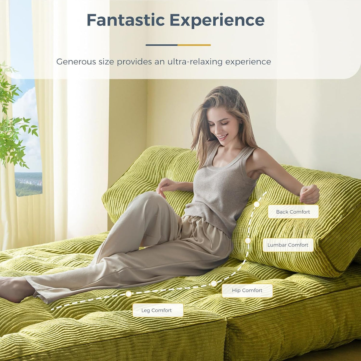 maxyoyo folding sofa bed, convertible chair bed with, package contents