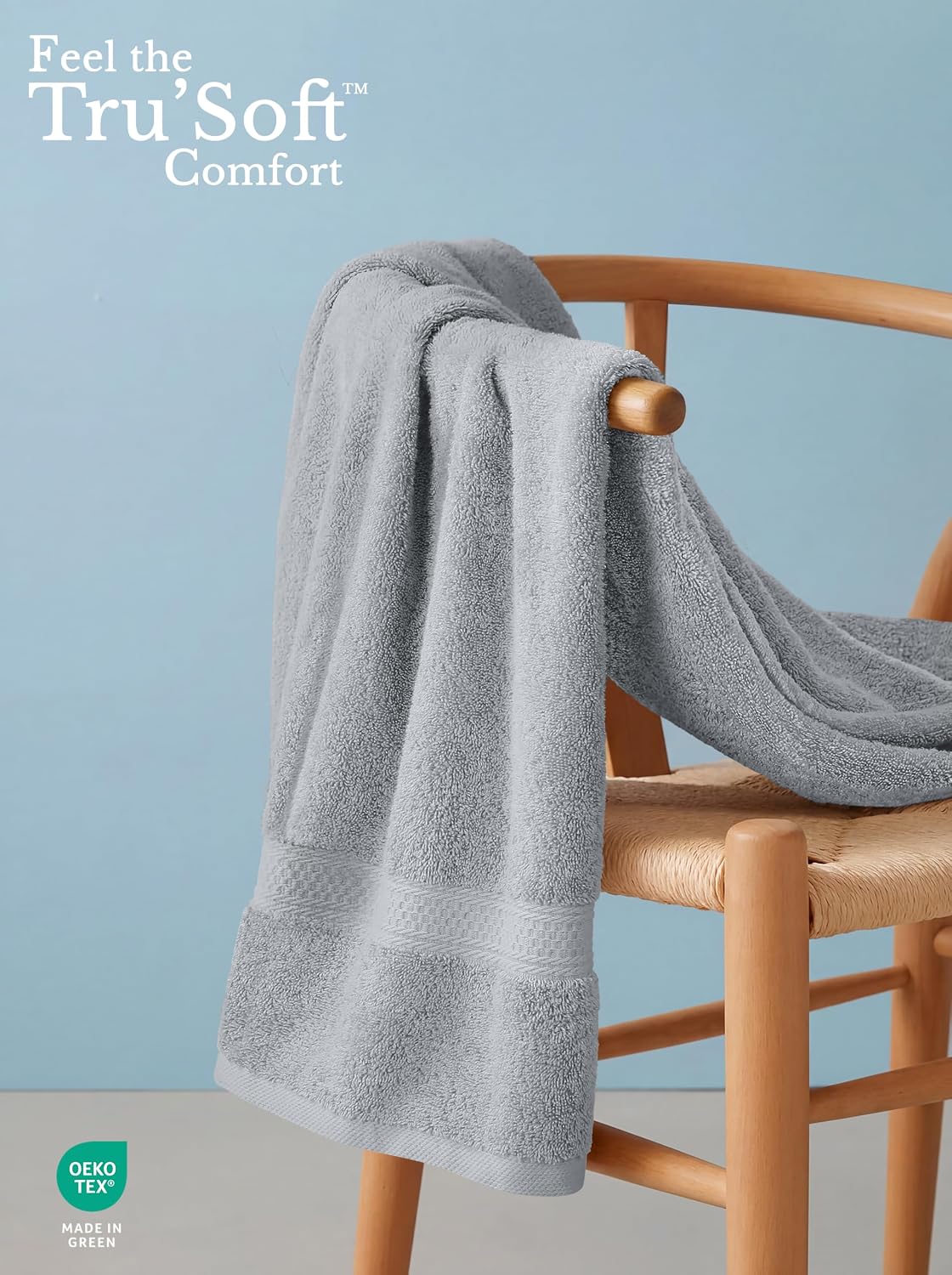 utopia towels 4 pack premium bath towels 27x54, view 11