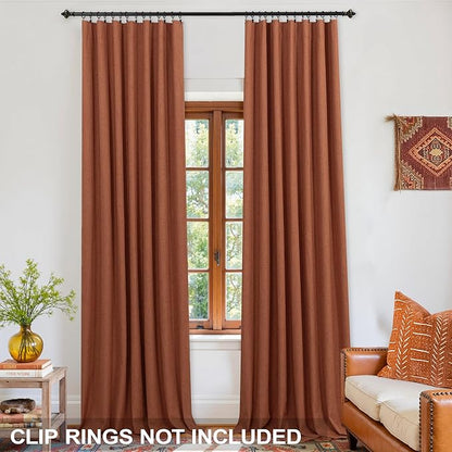 KOUFALL Western Curtains 96 Inch Long 2 Panel Set, Thermal Insulated Cabin - Image 3
