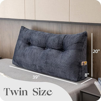 Large Bolster Triangular Headboard Wedge Backrest Positioning Support Bed Rest - Image 2
