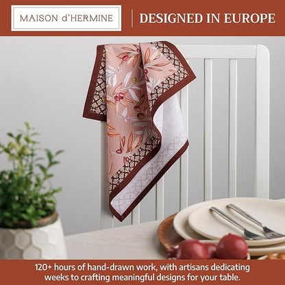 Maison d' Hermine Cloth Napkins Set of 4 100% Cotton Soft & Durable Everyday - Image 2