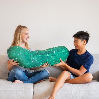 37" 3D Dill Pickle Throw Pillow - Image 4