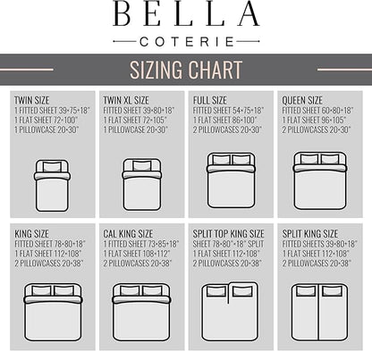 Bella Coterie Luxury Bamboo Viscose Twin XL Size Sheet Set | 100% Organically - Image 8