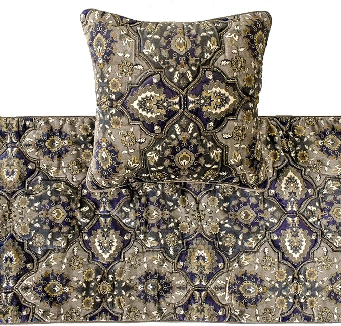 The HomeCentric Gray Bed Runner - Image 3