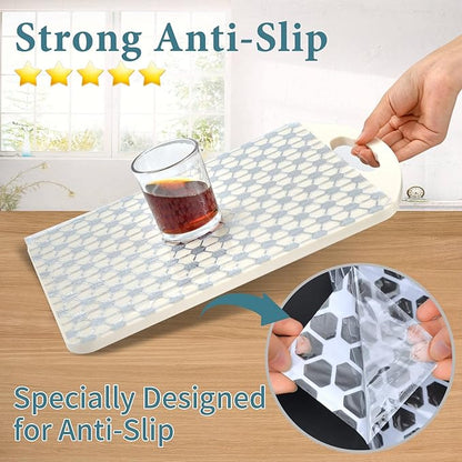 Drawer and Shelf Liner for Kitchen Cabinet: 17 in X 20 Ft Non Slip Waterproof - Image 4
