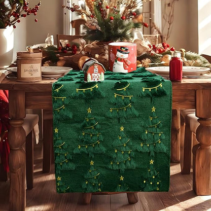 IVAPUPU Christmas Table Runner for Winter Holiday - Image 2