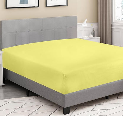 ROYALE LINENS 300 Thread Count 100% Long Staple Combed Cotton Fitted Sheet Queen - Image 2