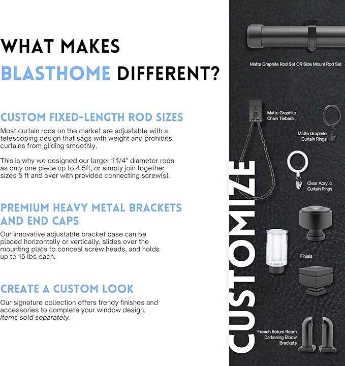 BlastHome® Luxury Curtain Rings – Premium Metal - Image 3