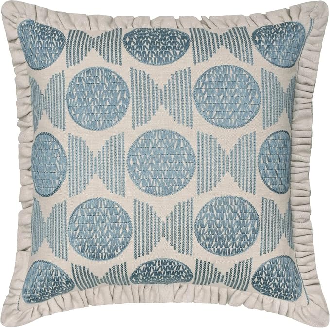 The HomeCentric King/Queen/Twin Blue Decorative Bed Runner Full 68"x18" Bed - Image 6