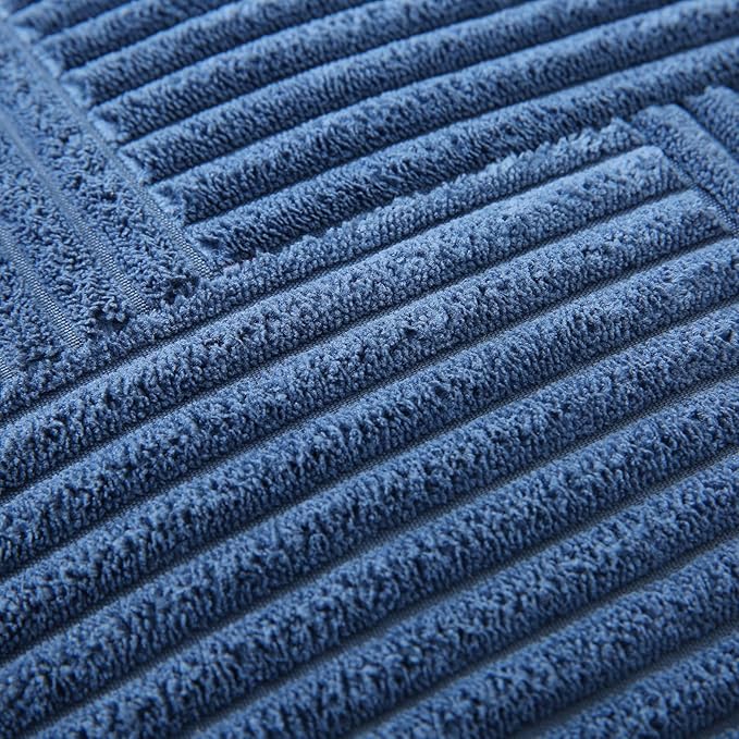Denim Blue Throw Pillow Covers 26x26 inch, Farmhouse Home Decor, Boho - Image 5