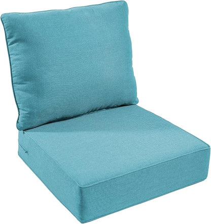 Outdoor Chair Cushion, 6 inch Thick Outdoor Cushions by moosprr