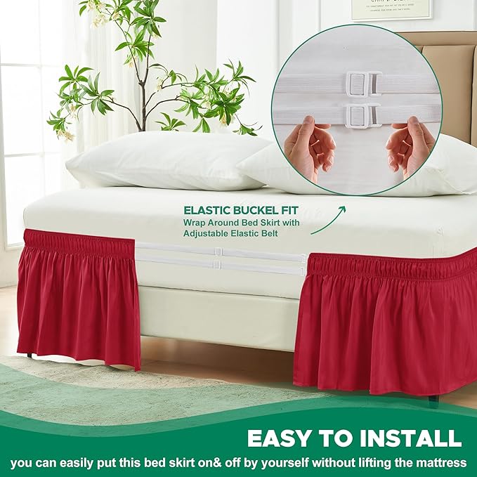 Biscaynebay Wrap Around Bed Skirts - Image 4