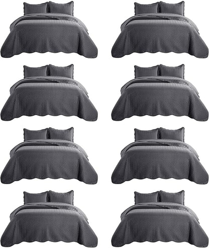 IR Imperial Rooms 8 Pack Quilt King Size Bedding by IRImperialRooms