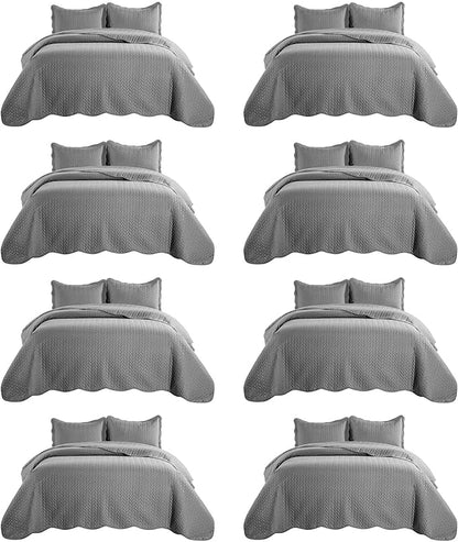 IR Imperial Rooms 8 Pack Quilt King Size Bedding by IRImperialRooms