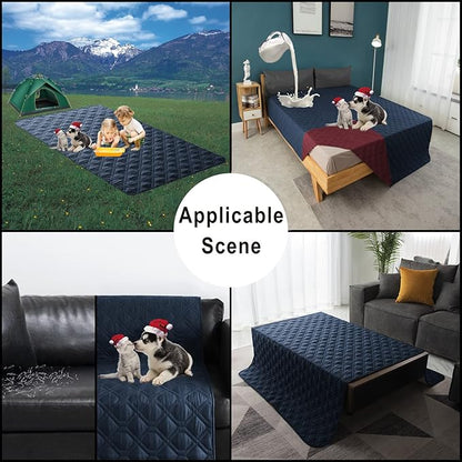100% Waterproof Dog Bed Cover 86x82 inch Reversible Changing Pad Reusable - Image 6