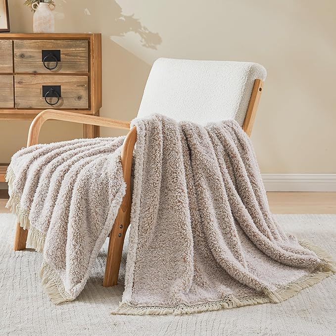 EMME Soft Sherpa Fleece Blanket by EMME