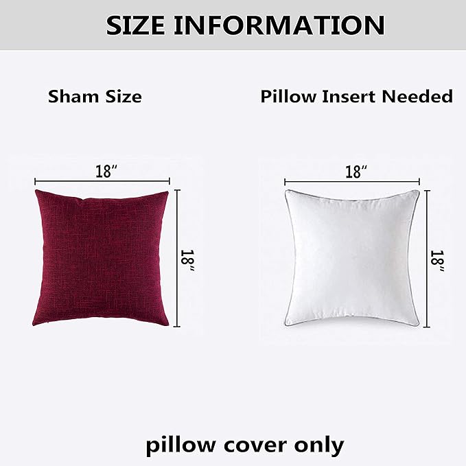Kevin Textile Supersoft Faux Linen Square Christmas Throw Cushion Cover - Image 6