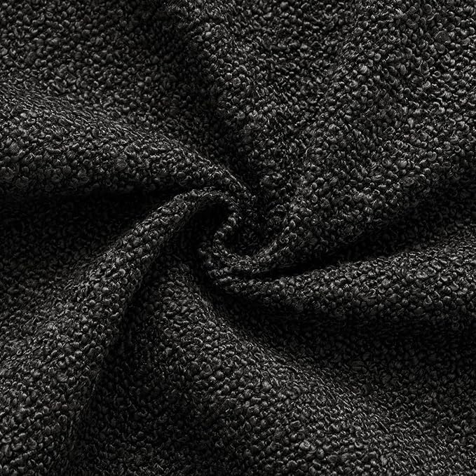 Woaboy Pack of 2 18x18 Inch Decorative Boucle Throw Pillow Covers Textured - Image 2