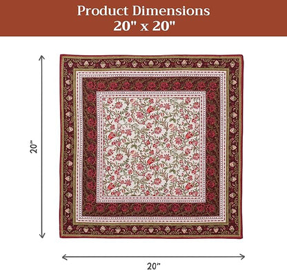 Maison d' Hermine Cloth Napkins Set of 4 100% Cotton - Image 7