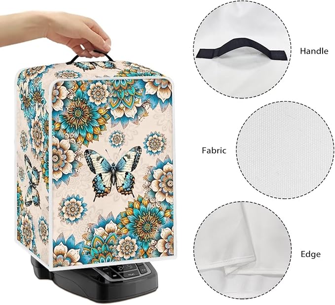 Mumeson Vintage Butterfly Flowers Coffee Maker Cover Blender Dust Pouch Kitchen - Image 5