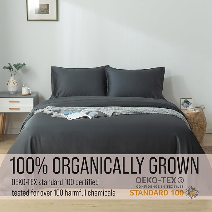 Bella Coterie Luxury Bamboo Viscose 34” Split Top King Size Sheet Set | 1 - Image 5