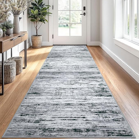 Modern Abstract Runner Rug 2.6x10 by lansny