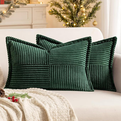 MIULEE Christmas Decorative Lumbar Throw Pillow Covers by MIULEE
