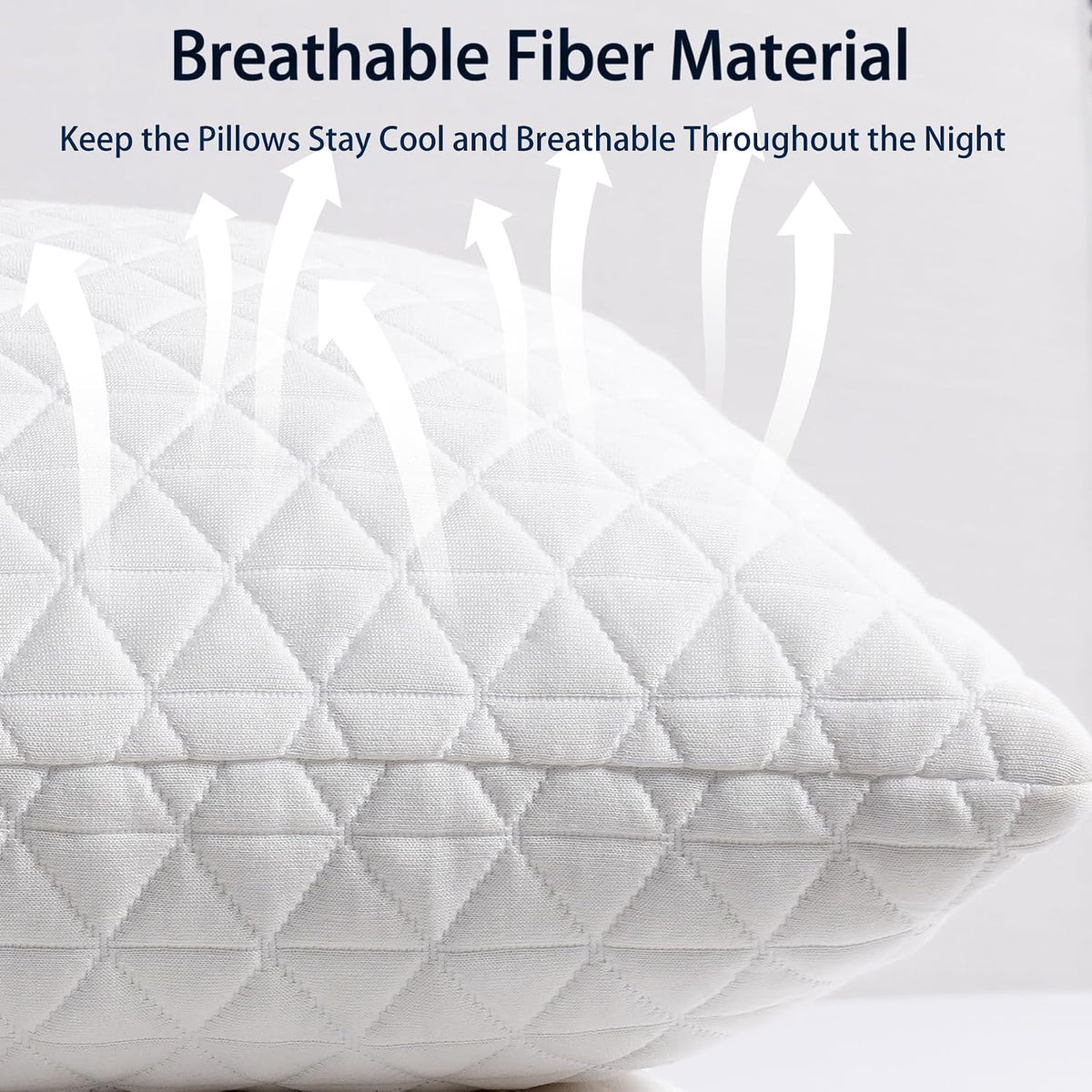 memory foam pillows for side sleepers,firm pillows standard shown in use