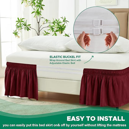 Biscaynebay Wrap Around Bed Skirts - Image 4