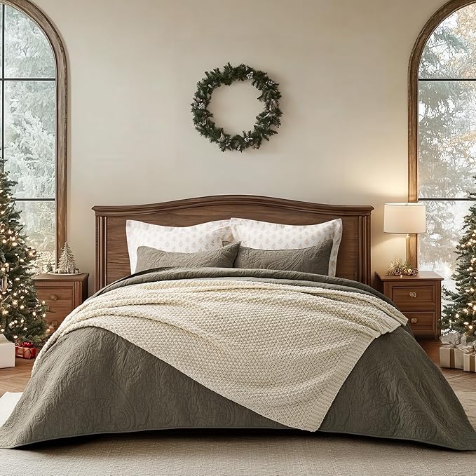 EVERGRACEHOME Chunky Chenille Knit Throw Blanket - Image 2