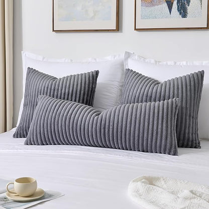 Kevin Textile Soft Plush 12x24 Inch Lumbar Pillow Cover 1 Pack, Luxury Fluffy - Image 7
