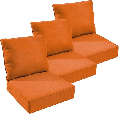 Outdoor Furniture Cushions, 6 inch Thick Seat Cushions by moosprr