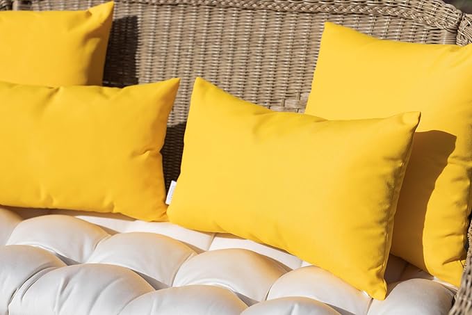 RSH Décor - Jumbo Lumbar Pillow Covers – Set of 2 | 26" x 16" | Outdoor Use – - Image 2
