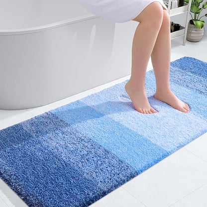 OLANLY Bathroom Runner Rugs 59x24, Extra Soft Absorbent Microfiber Bath Rugs by OLANLY