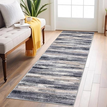 Modern Abstract Runner Rug 2x6 by lansny