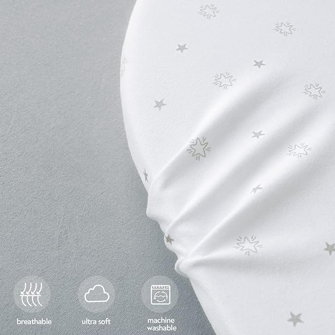 Bassinet Sheets 2 Pack 18" x 30" - Image 4