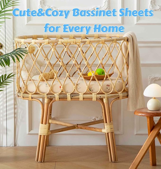 SDY Dog Bassinet Sheets Boys Girls, Fit - Image 8