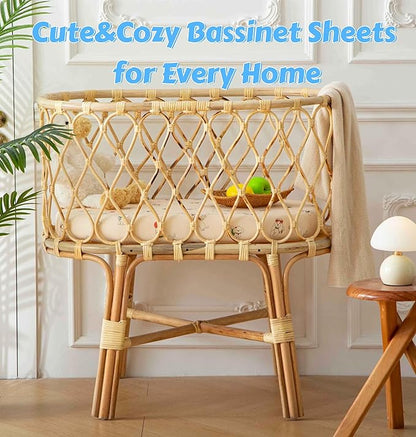SDY Dog Bassinet Sheets Boys Girls, Fit - Image 8
