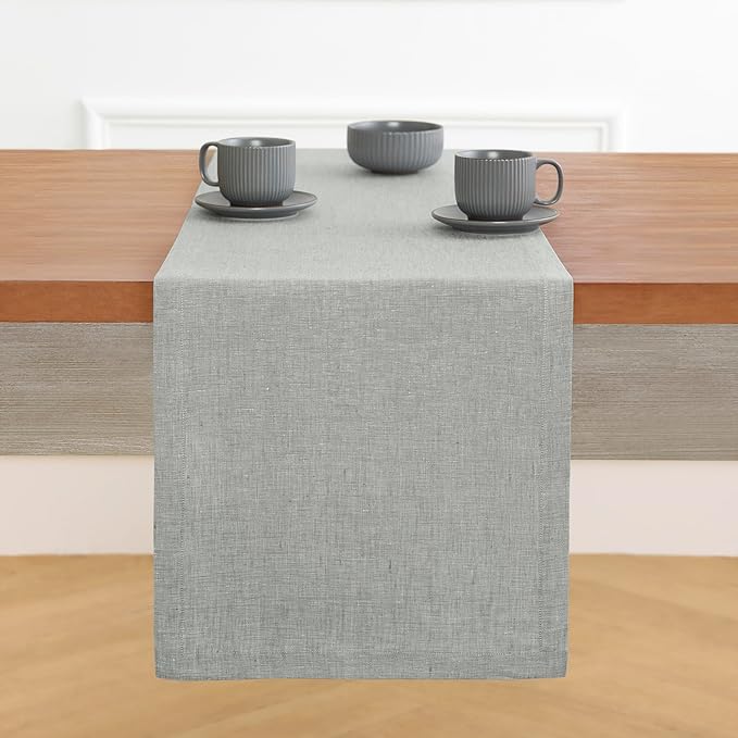 Solino Home Linen Table Runner 60 Inches - Image 2